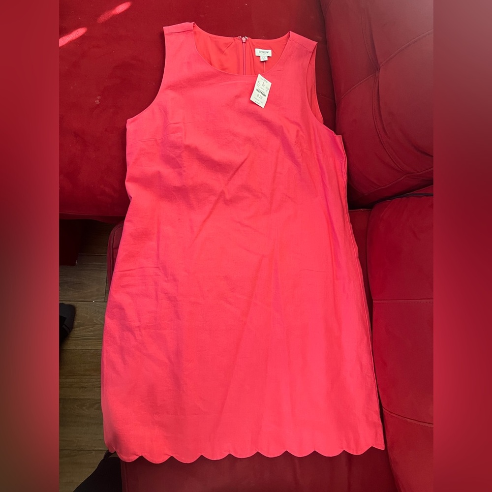 J. Crew Bold Pink Dress